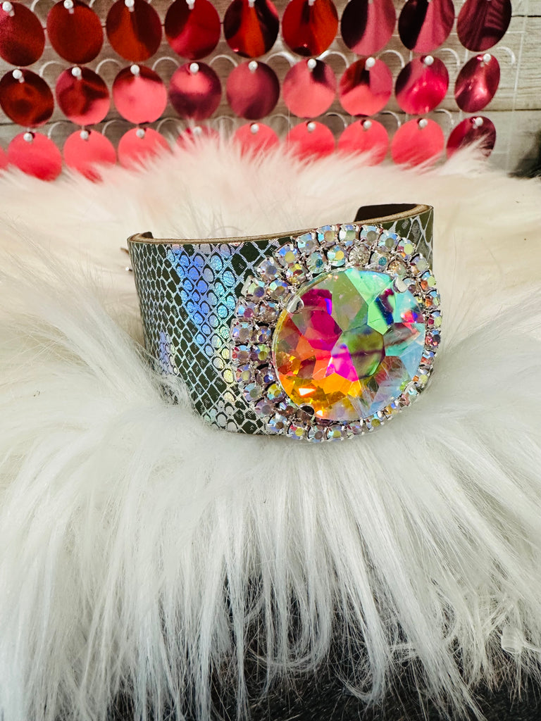 Claiming Crystals Viper Hologram Cuff