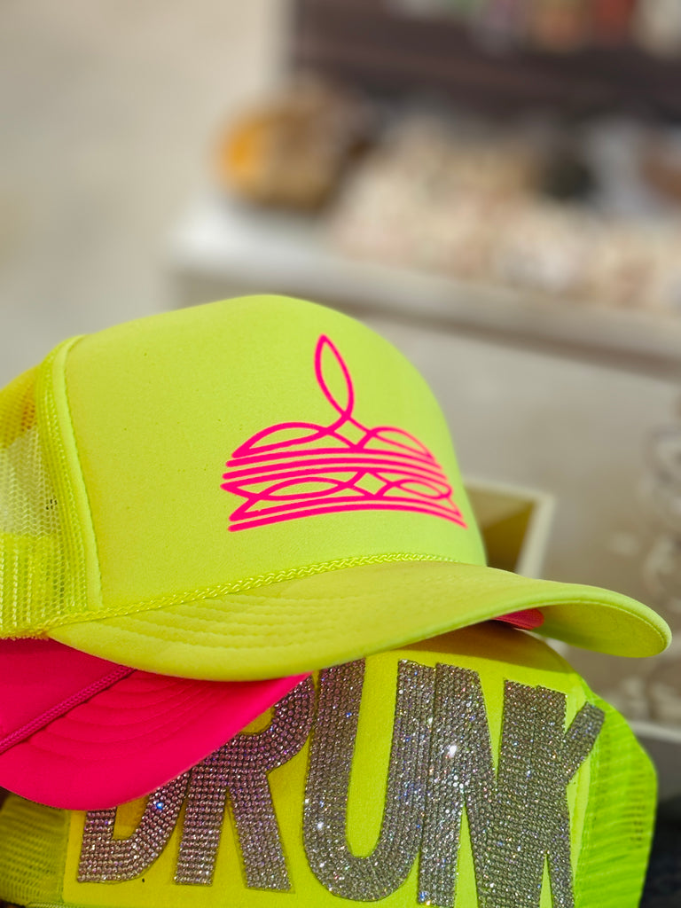 Southern Stiched Neon Summer Trucker Hats