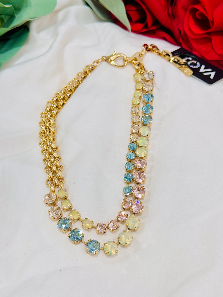 Champagne Shimmer Treyvon Necklace