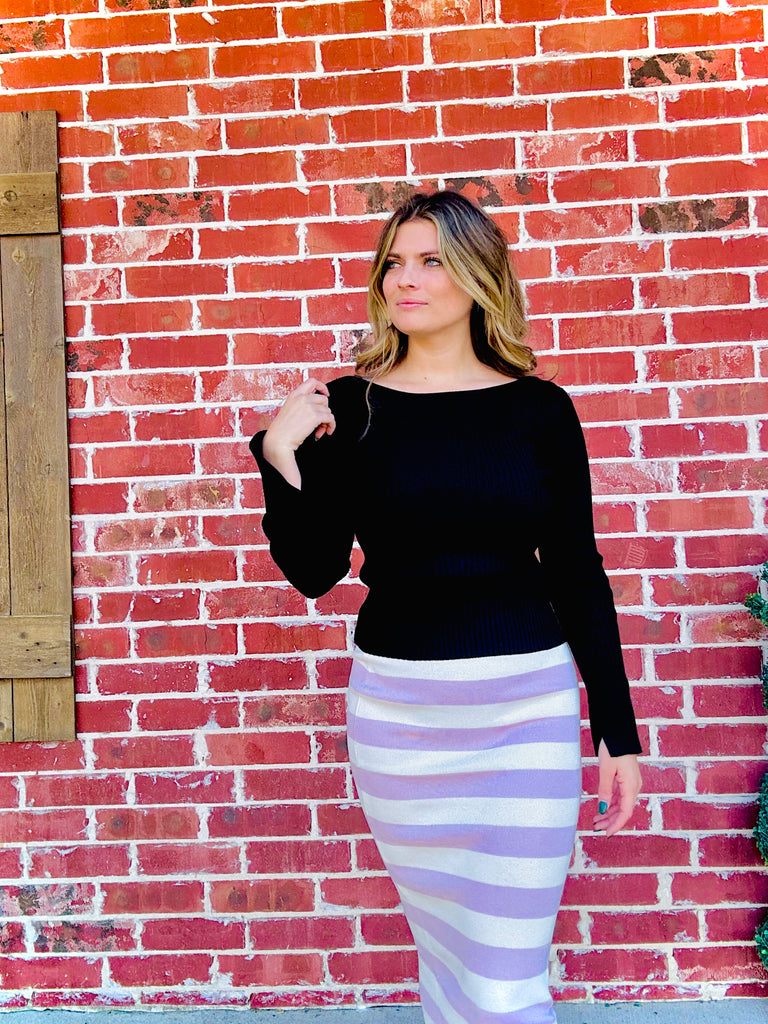 Little Miss Waldo Winter Midi Skirt - Blush