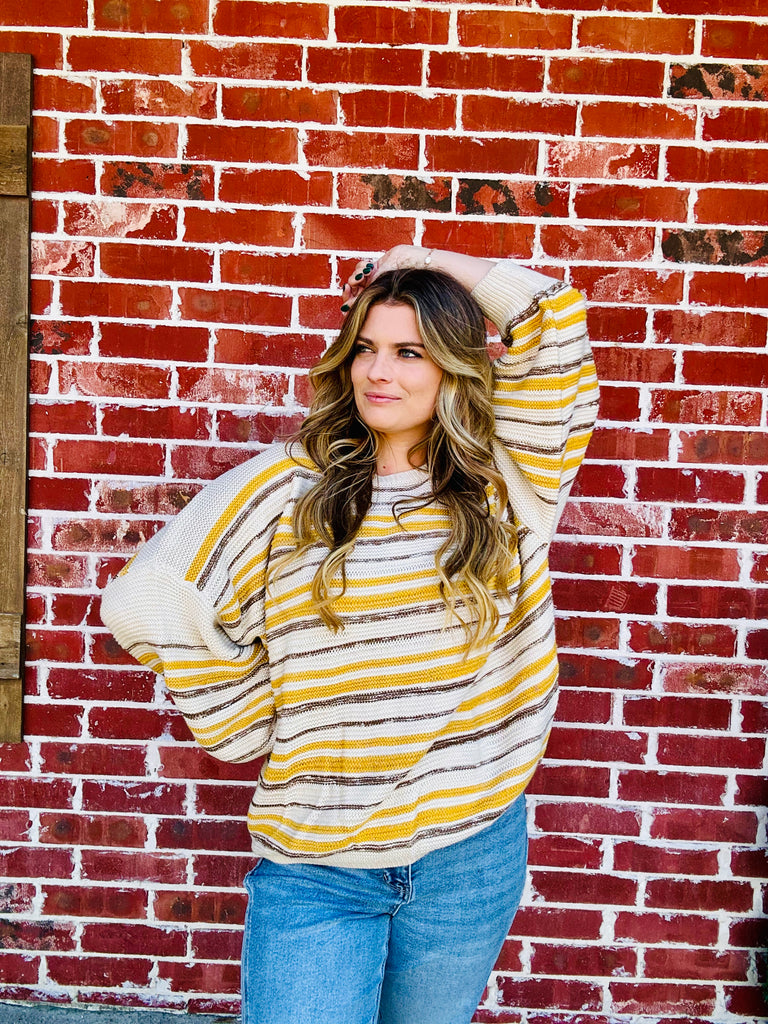 Perfect Opportunity Sweater - Mustard