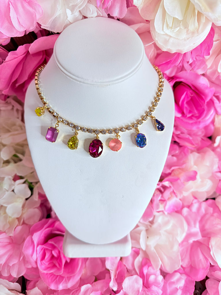 Zeren Swarovski Necklace in Candy Crush