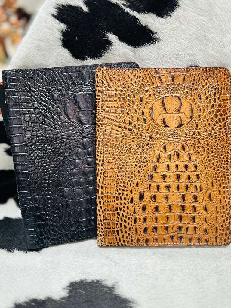 Aint A Regular Joe Tooled Leather Portfolio