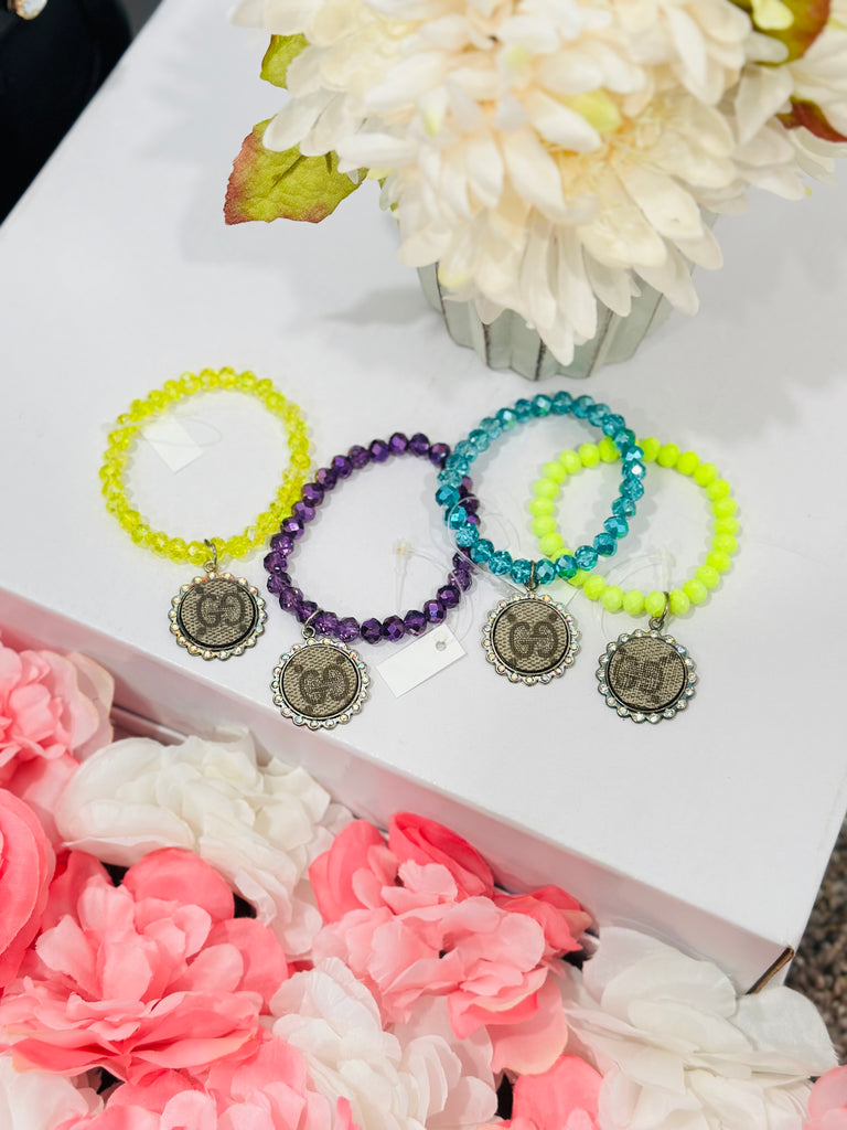 Pops of Color Pave Bracelets