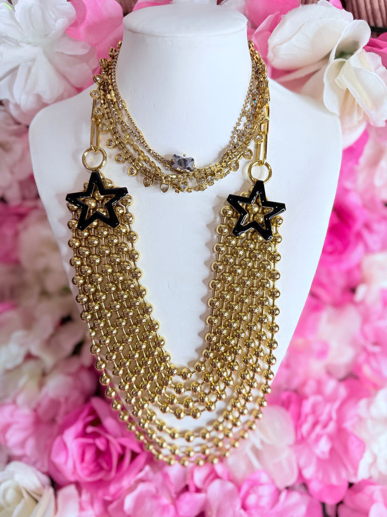 Hattie Lux Gold Layered Star Necklace