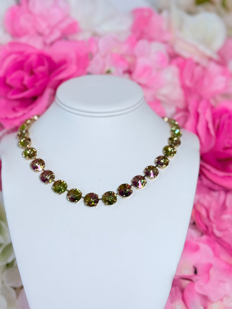 The Sofia Necklace Citrus Lime Brandy