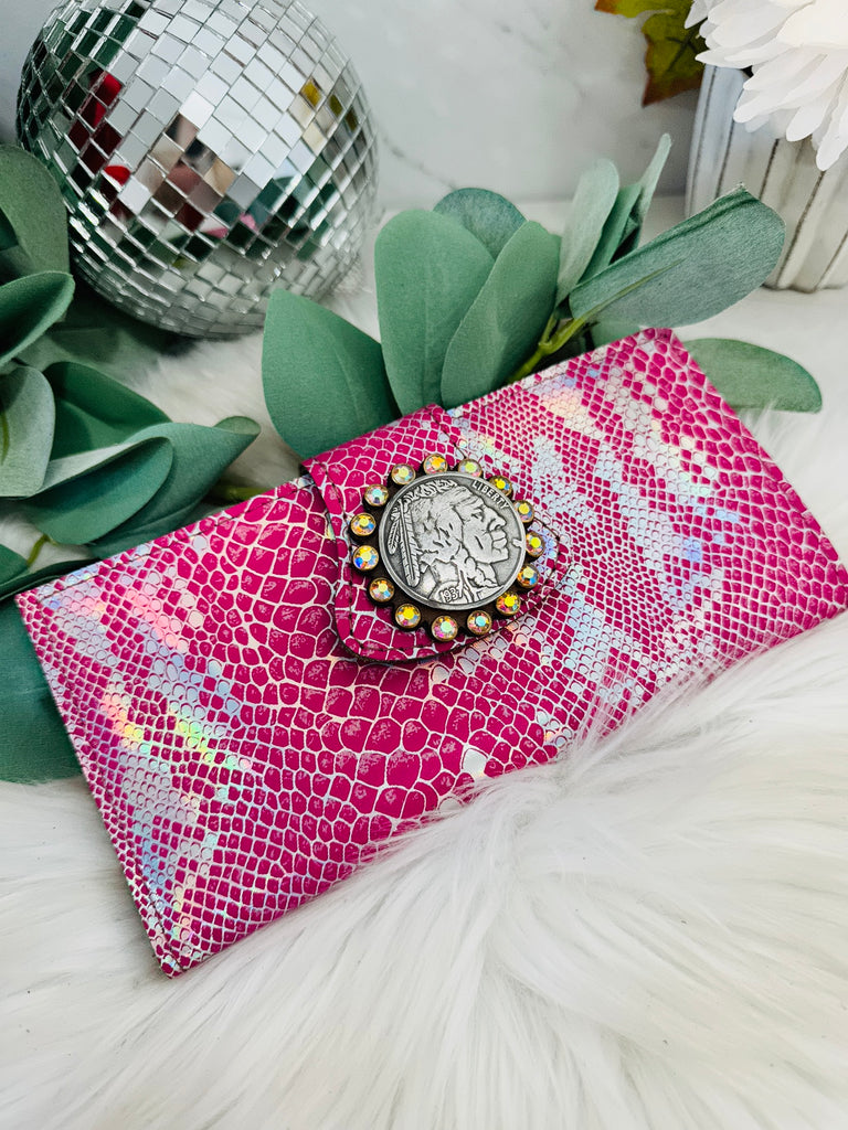 Barbie Viper & Hologram Coin Small Wallet