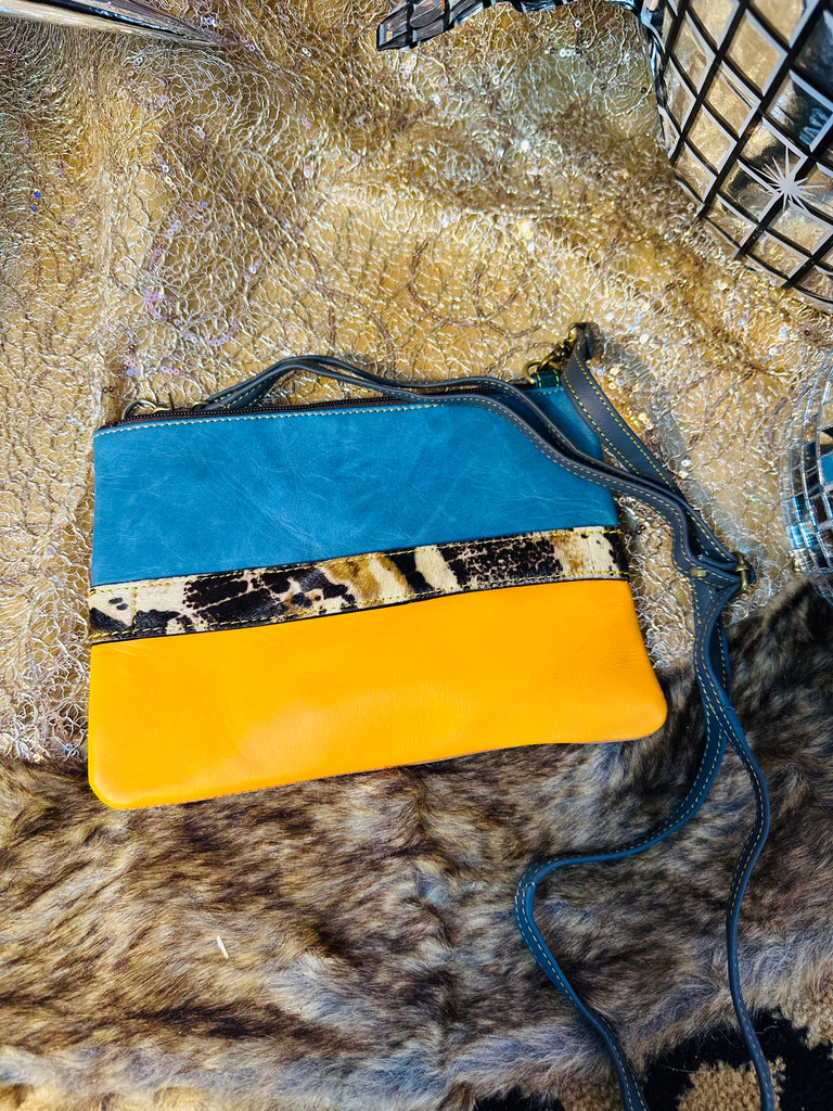 Just Like Luca leather Clutch/Wristlet (Options)