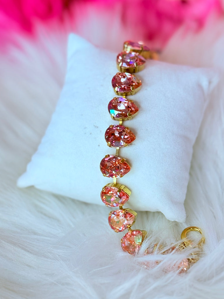 Avani Swarovski Bracelet - Light Rose Glimmer