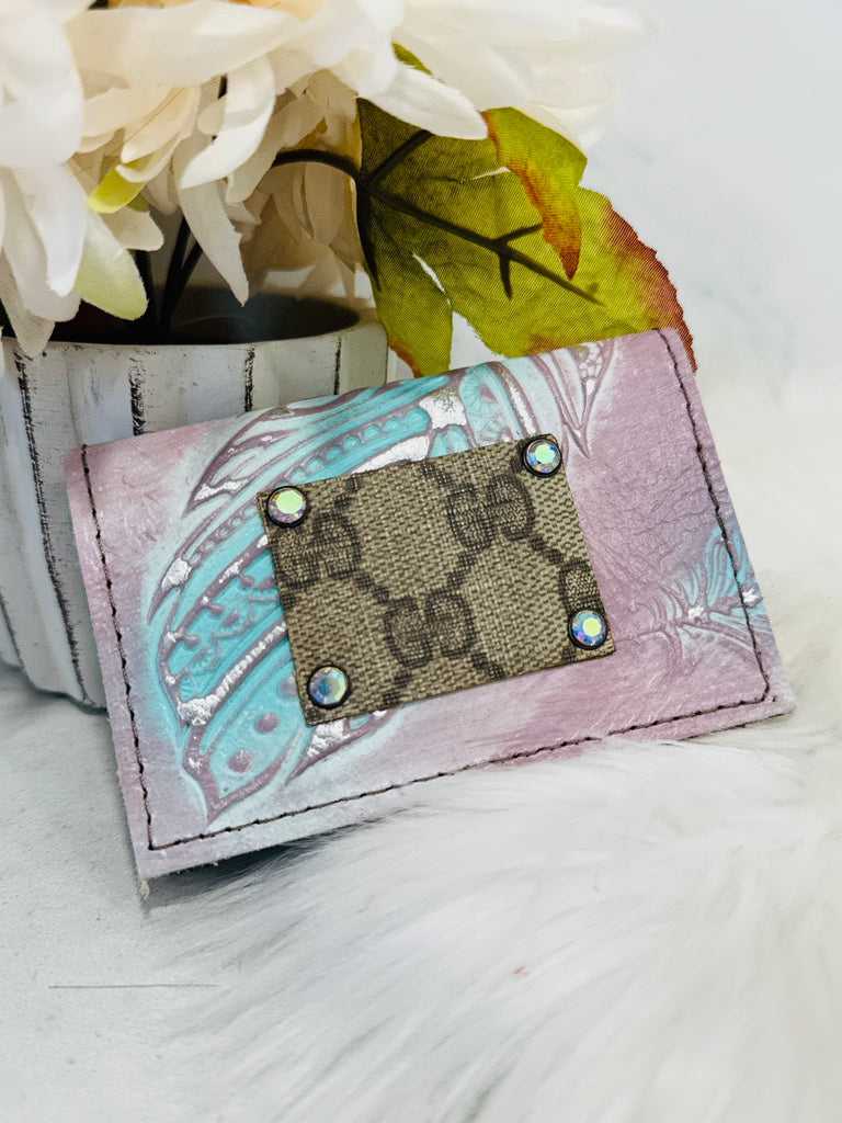 Light As Feathers Leather Card Holder