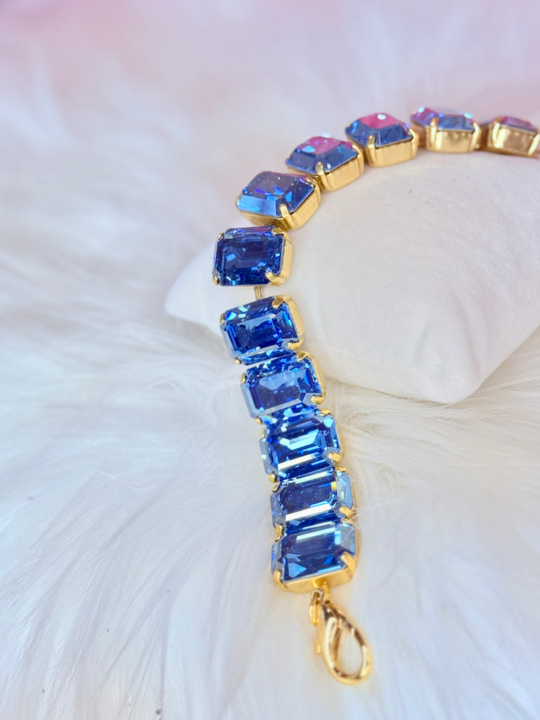 Milena Swarovski Bracelet  - Ice Blue Champagne