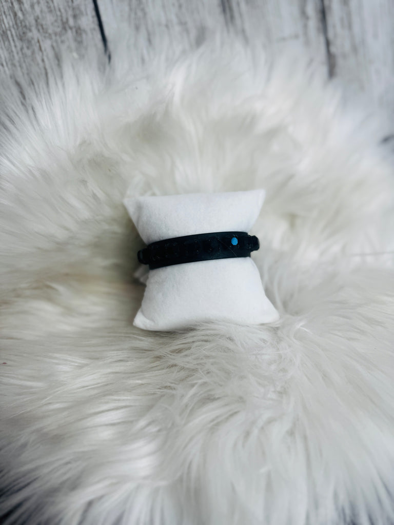 Kiera Swarovski Cuff Bracelet In Smutt Jett