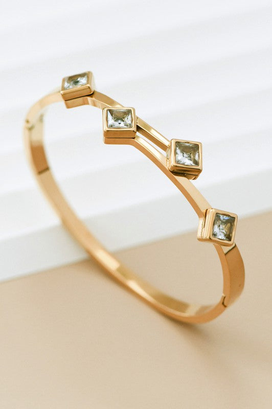 Goldie Loves Diamons 18K Bangle