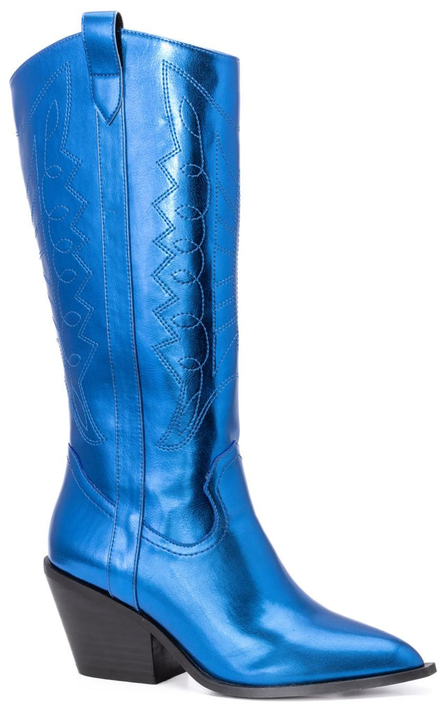 Electric Blue Howdy Boots