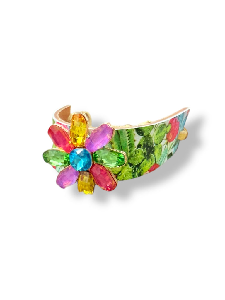 Floral Garden Colorful Cuff