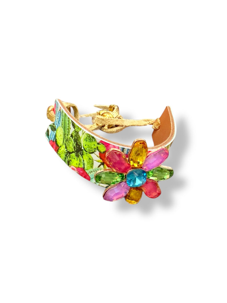 Floral Garden Colorful Cuff