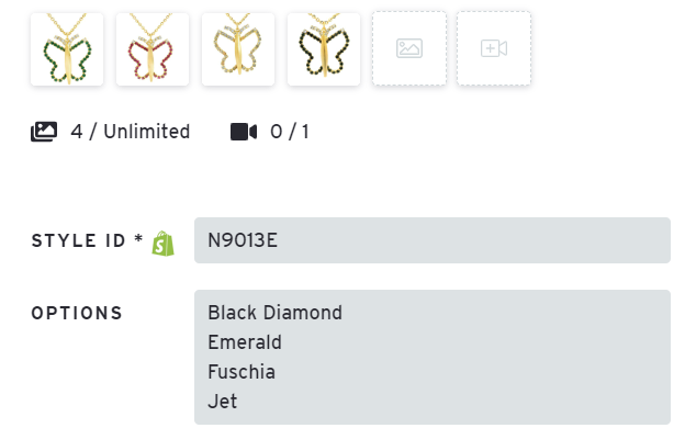 N9013E Shining Butterfly Necklace (Color Options!)