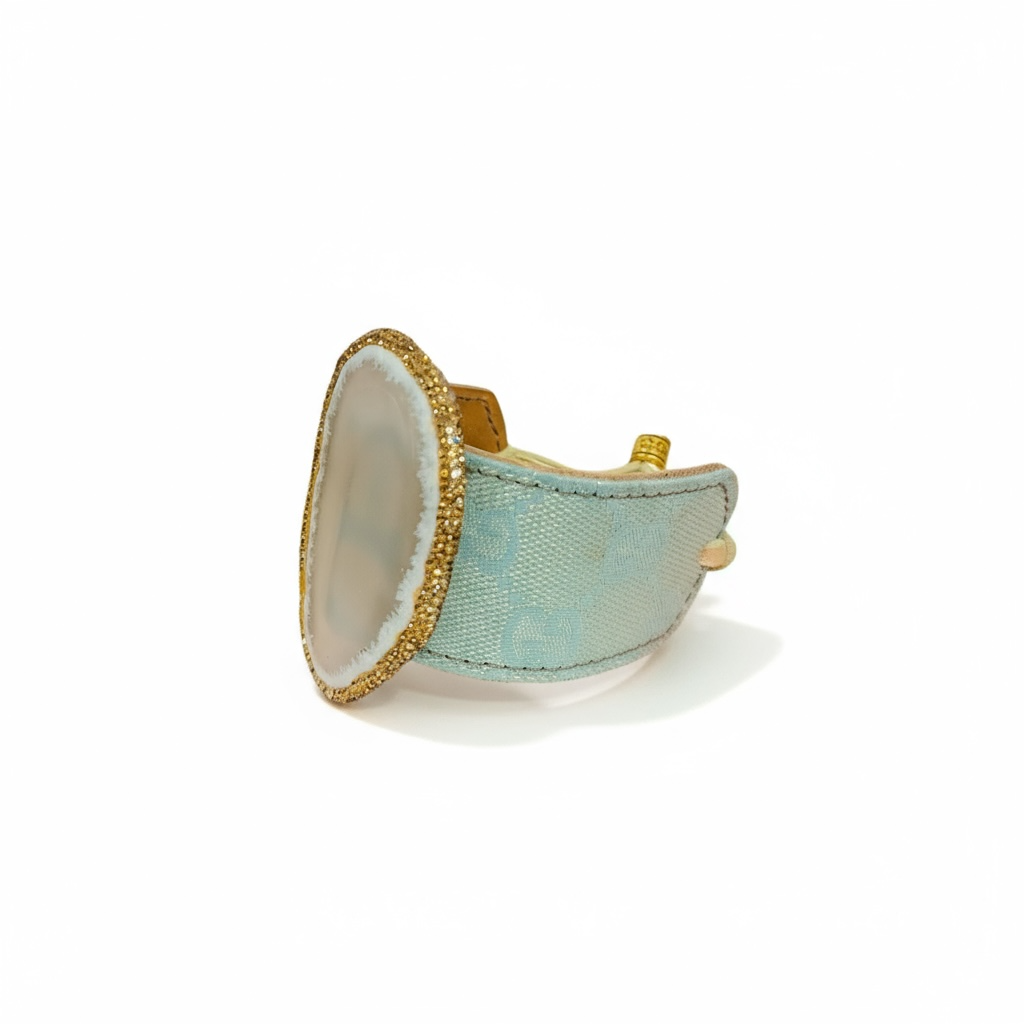 Tiffany Blue Upcycled Gucci Slab Cuff