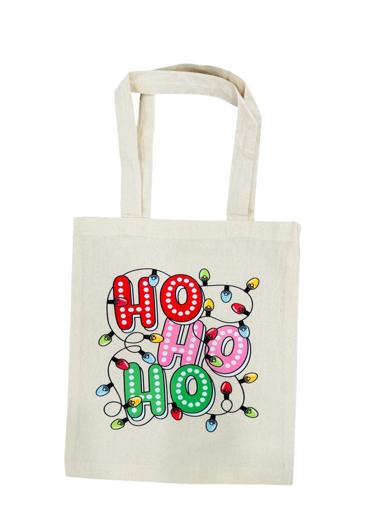Ho Ho Ho Mini Tote - Red
