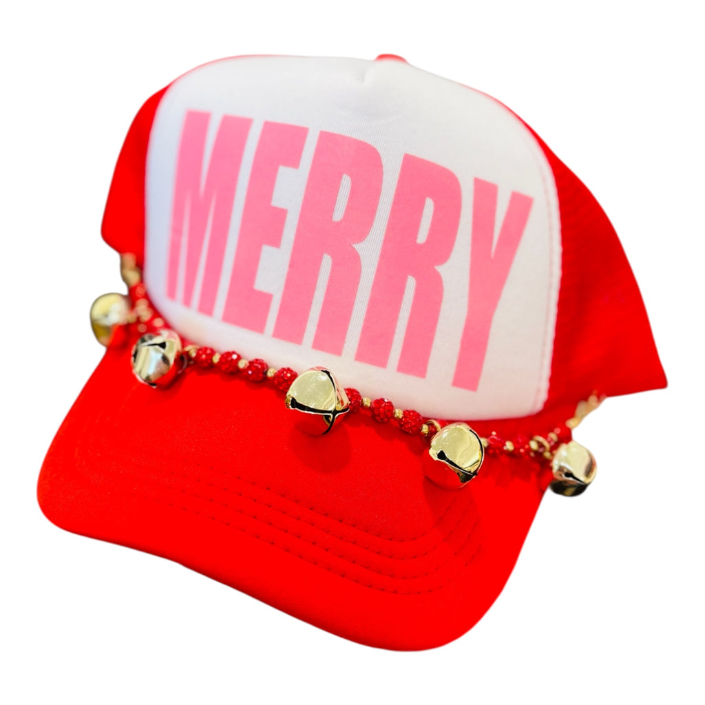 MERRY With Jingle Chain Trucker Hat