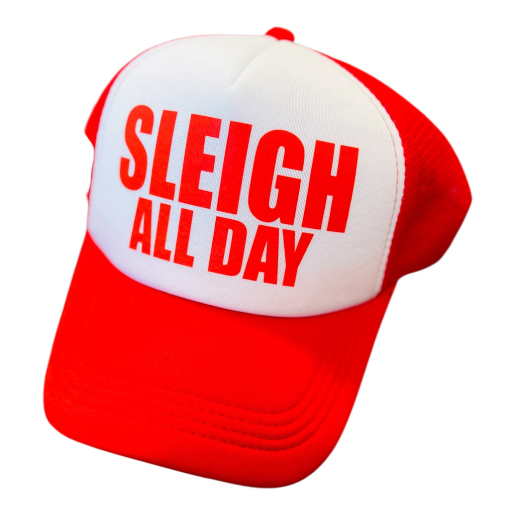Sleigh All Day Trucker Hat
