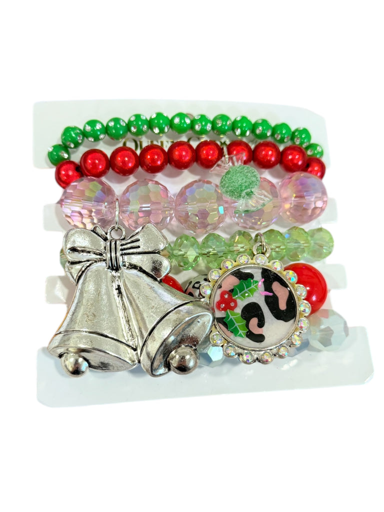The Bells Christmas Bracelet Stack