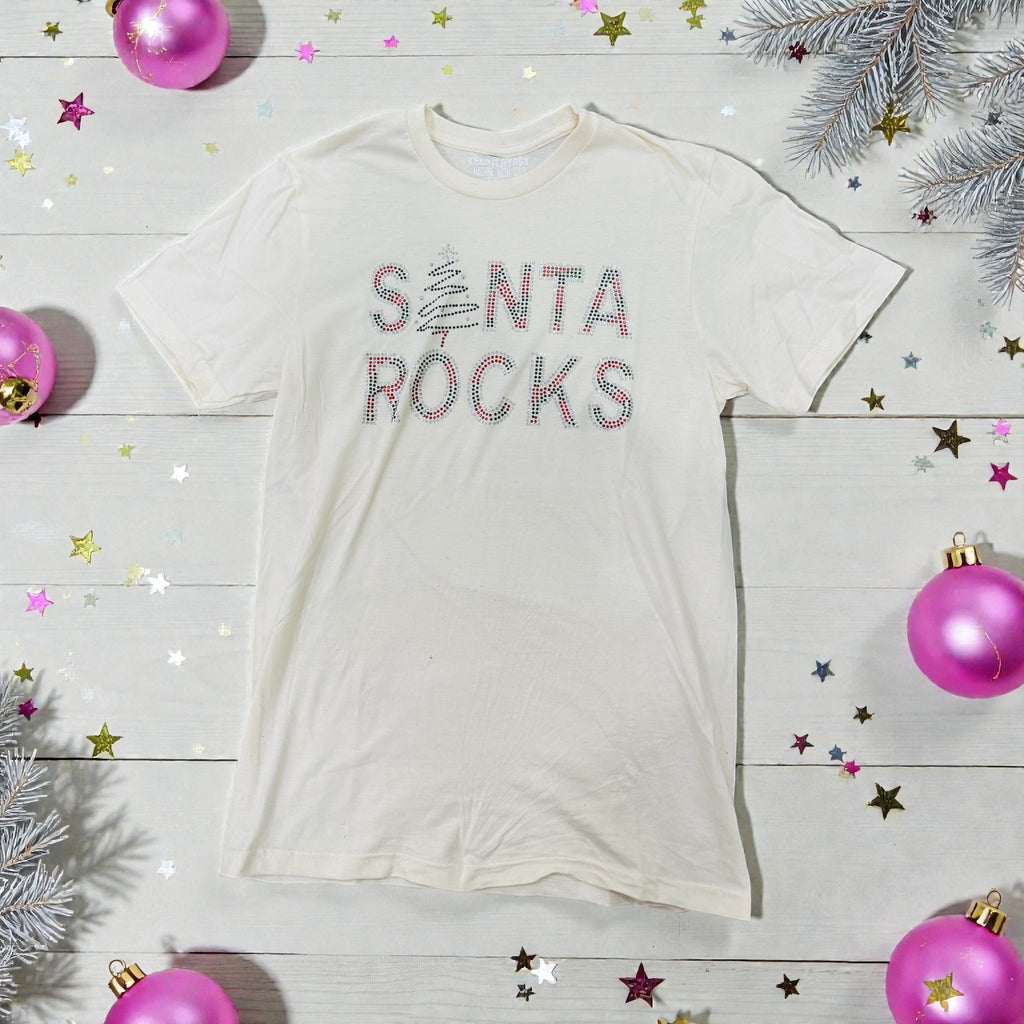 Santa Rocks Studded Tee