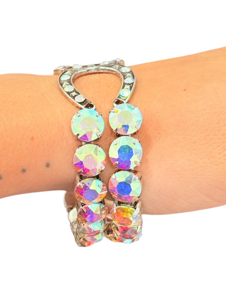 Double Luck Horseshoe Bracelet - AB