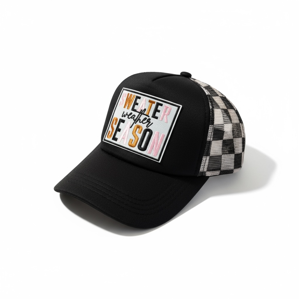 Sweater Weather Season Trucker Hat