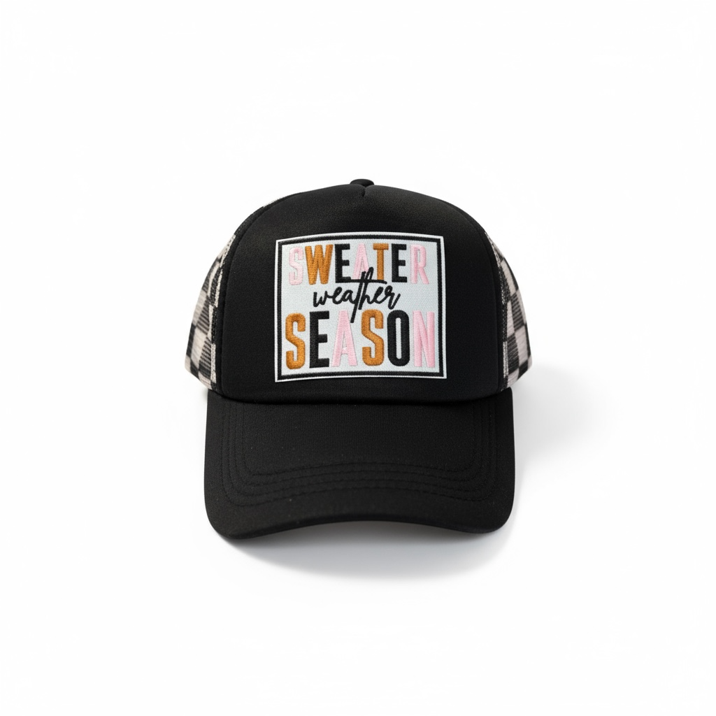 Sweater Weather Season Trucker Hat