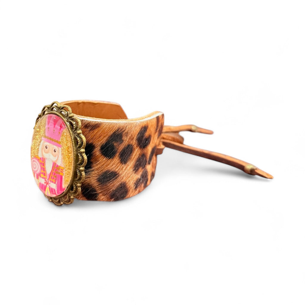 Leopard Nutcracker LARGE Cinch Cuff