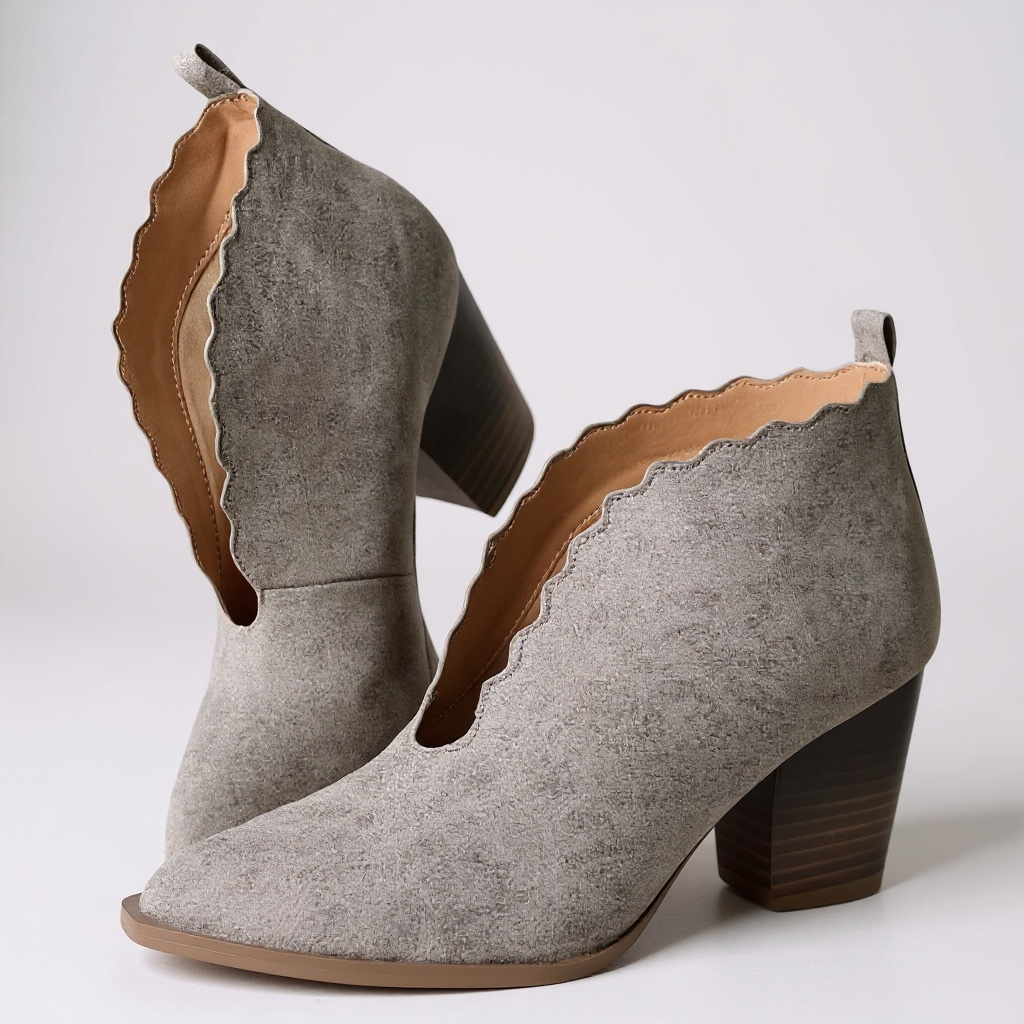 Taupe Distressed Prenton Bootie