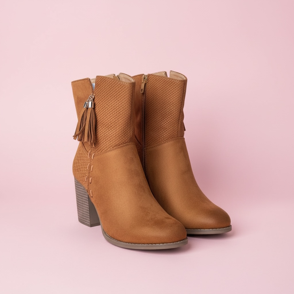 My Go To Tassel Camel Fringe Boots