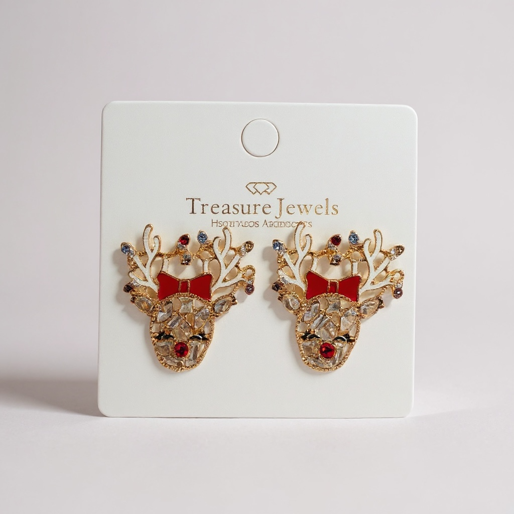 Reindeer Earrings – Elegant Holiday Classics