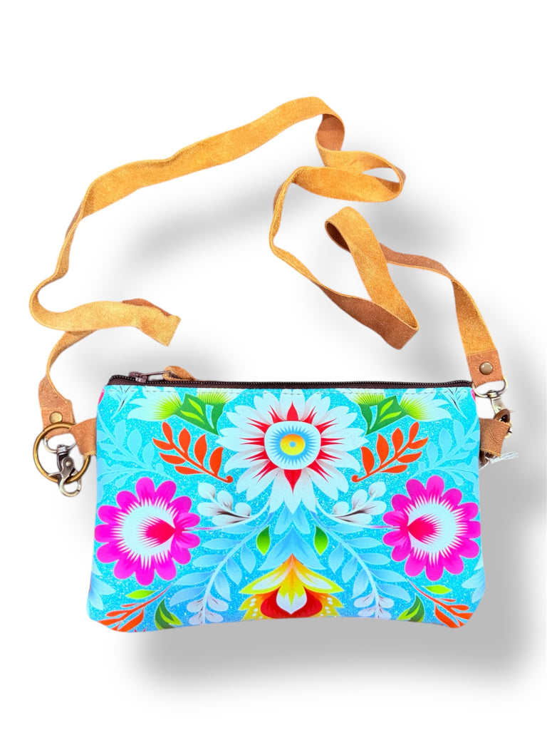 Tiffany Glitter Florals Olive Crossbody