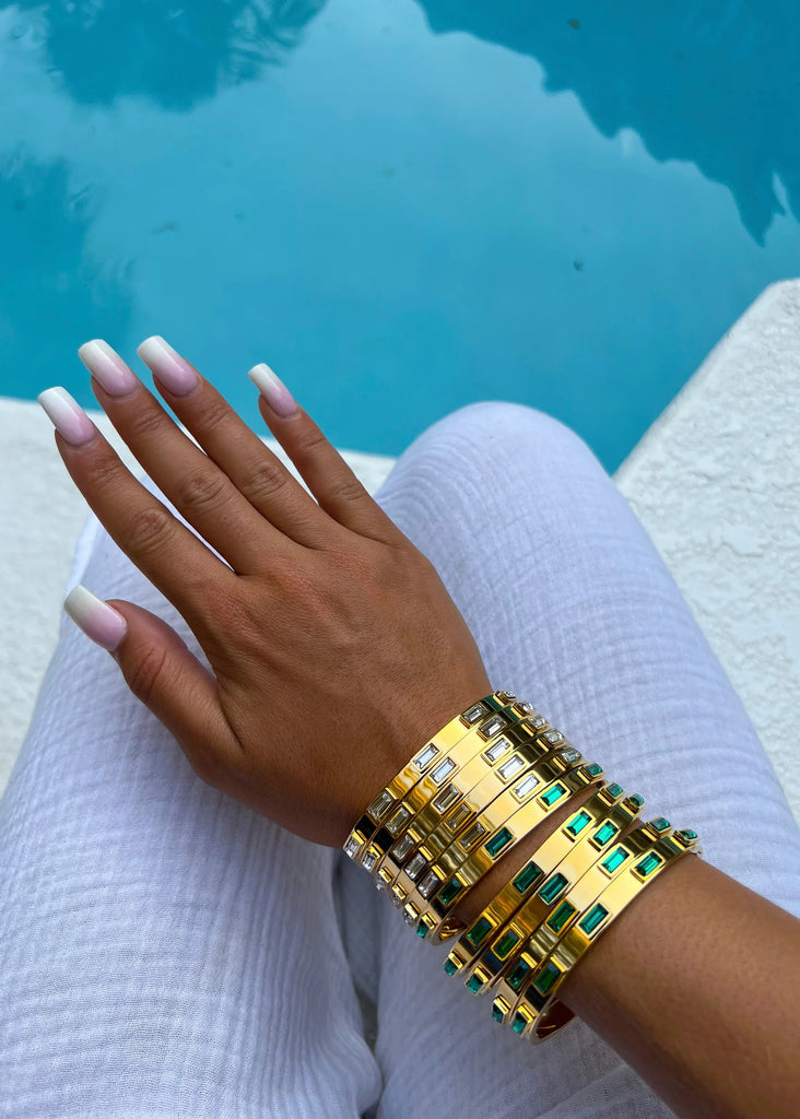 Emerald Gold Bracelet