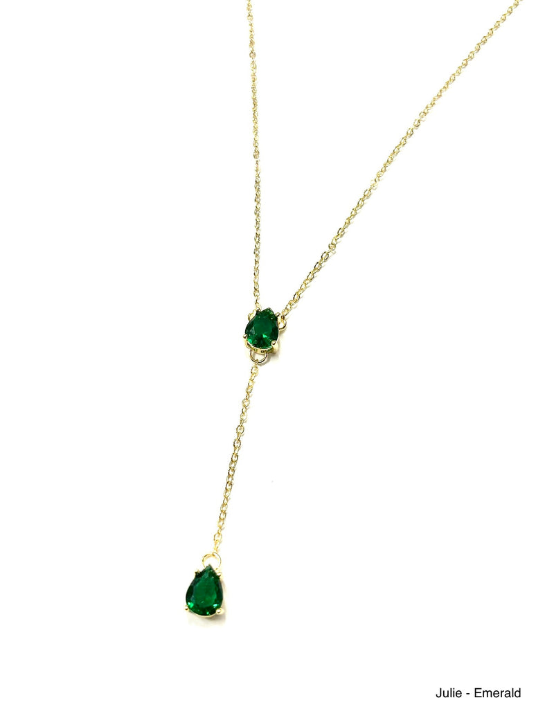 Emerald Julie Necklace