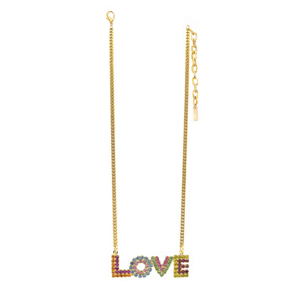 Mini LA Love Swarovski Necklace