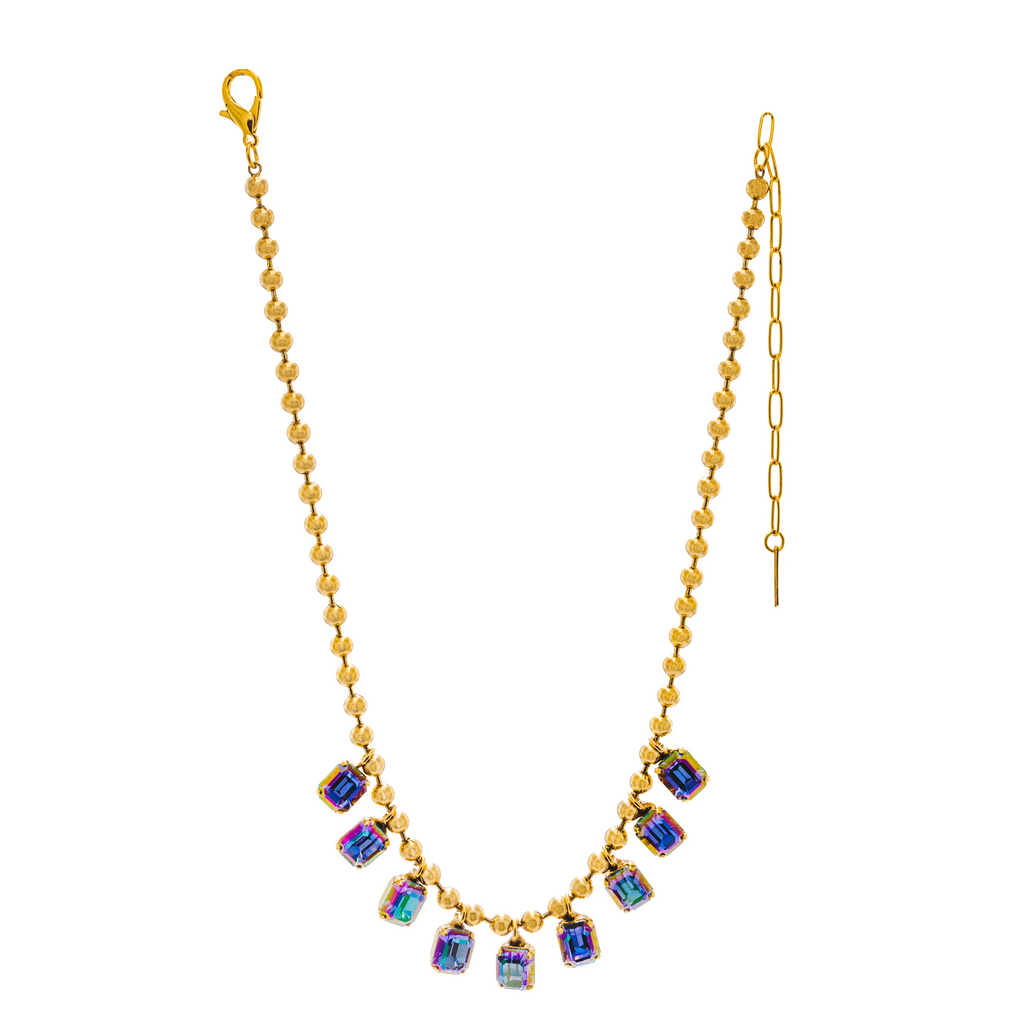 Gretchen Swarovski Necklace in Tanzanite Glimmer