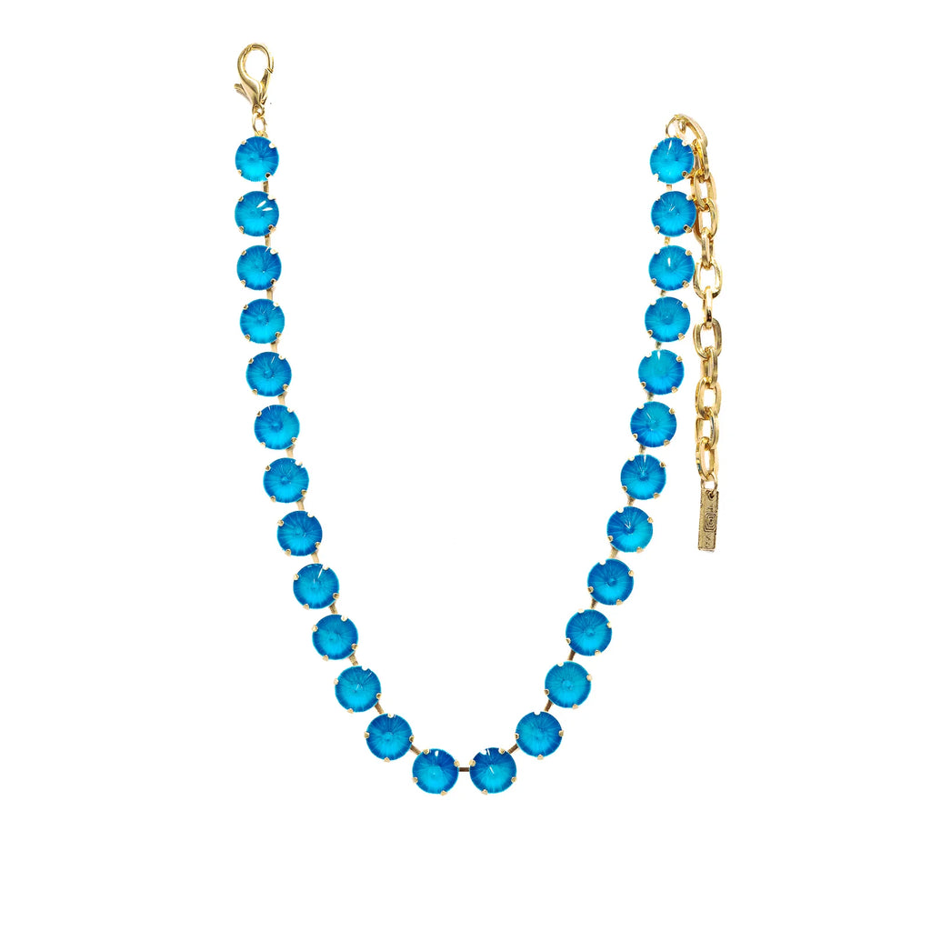 The Sofia Necklace in Electric Blue