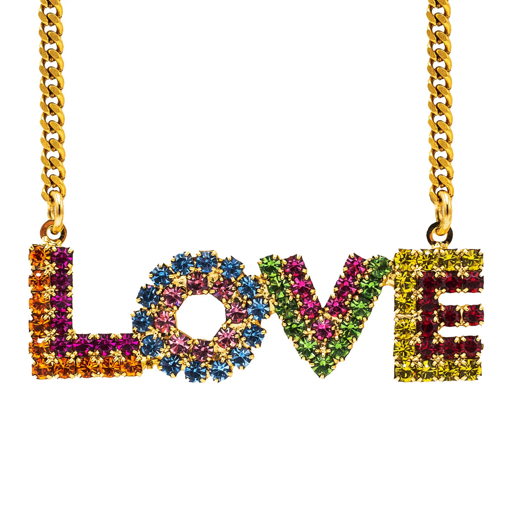 Mini LA Love Swarovski Necklace