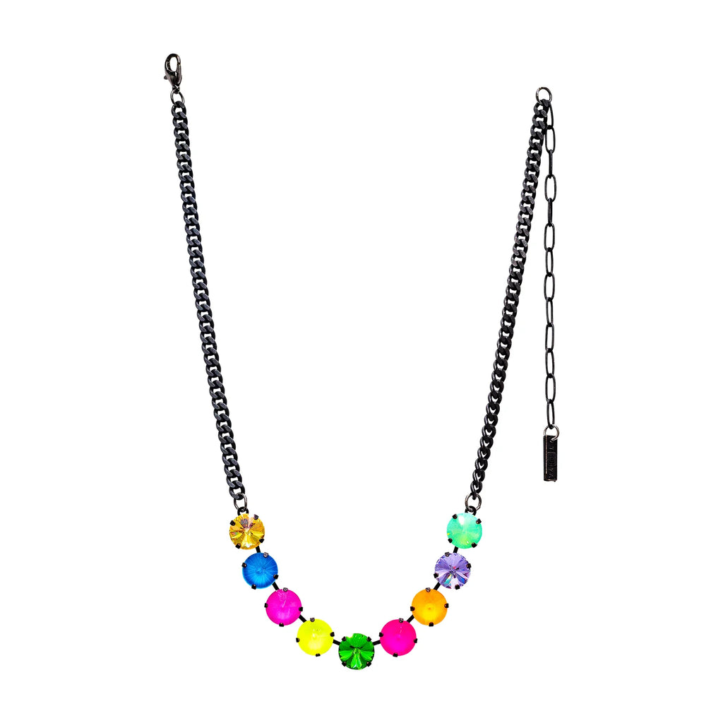 Smutt Neon Watermelon Mini Sofia Swarovski Necklace