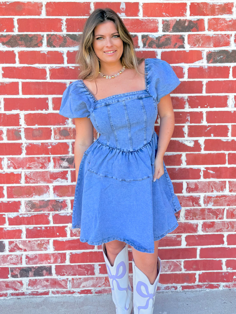 montana denim dress Montana denim dress