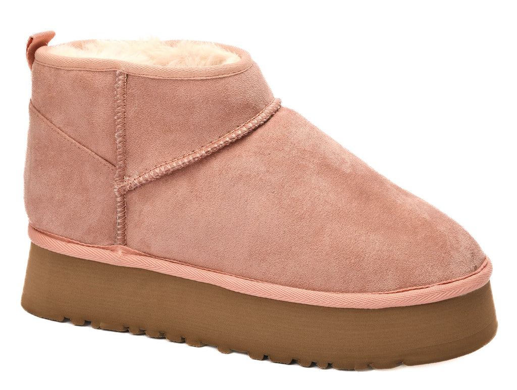 DEAL! Pick Of the Patch Slip On Booties - Pink