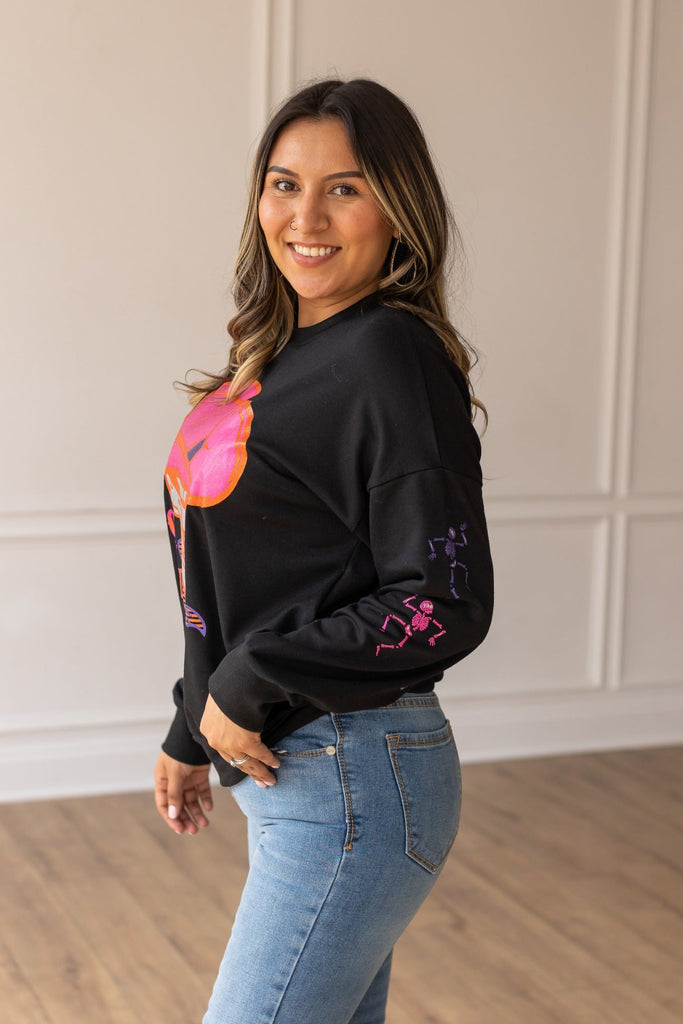 Wild West Rebel Black Crewneck