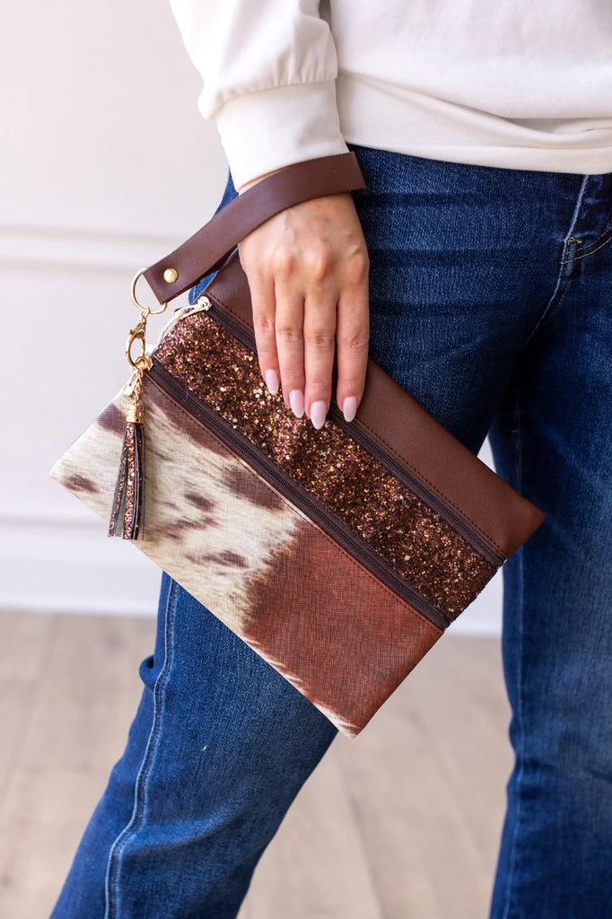 Brown Fall Mix Patchwork Wallet/Clutch – The Sister's Boutique