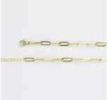 Dainty Paperclip Chain