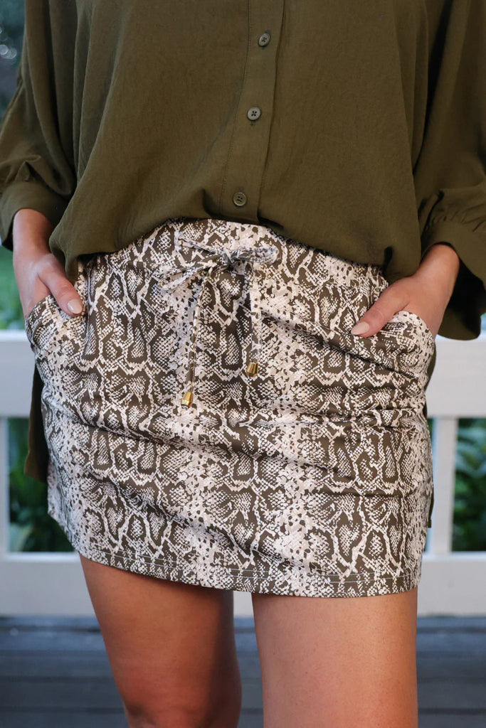 Sylvie Snake Skort pre order