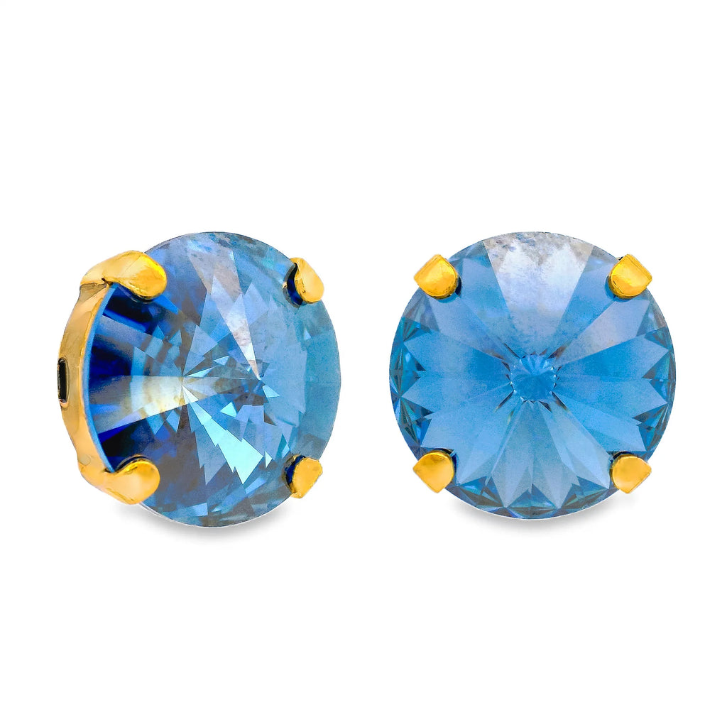 Swarovski The Basics Studs in Candy Crush - Ice Blue Champagne