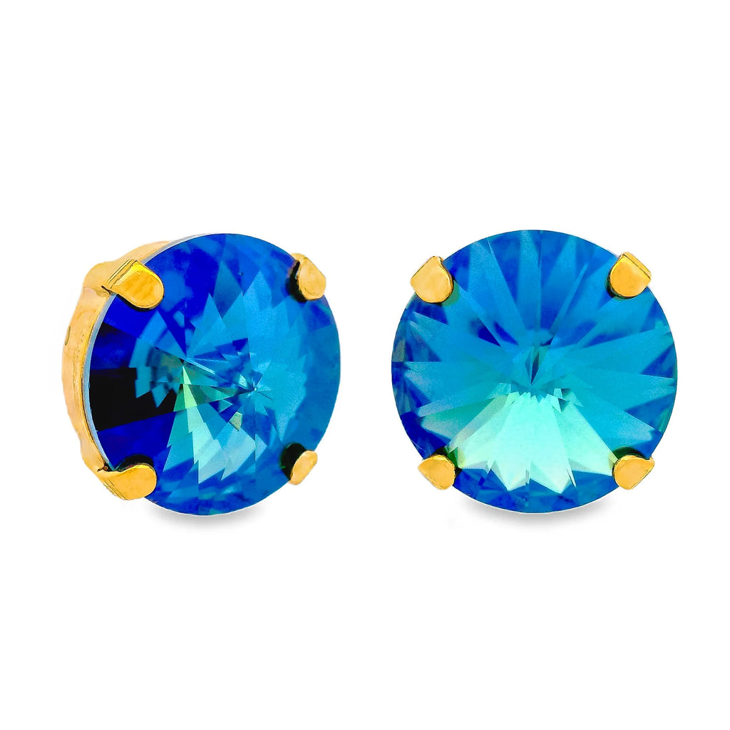 Swarovski The Basics Studs in Candy Crush in Ice Blue Lemon